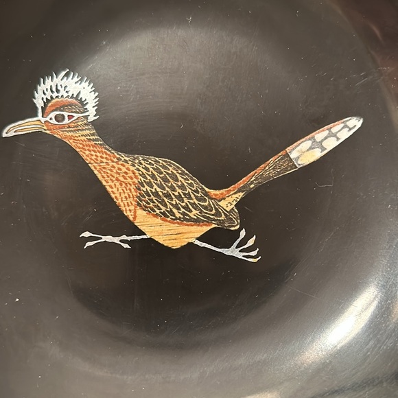 Vintage “Couroc of Monterey” Roadrunner bowl - Picture 3 of 4
